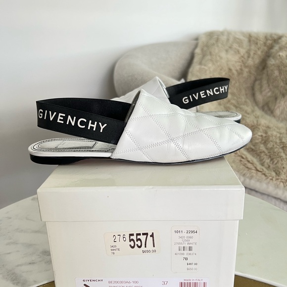 Authentic Givenchy quilt Nappa mules - Picture 6 of 8